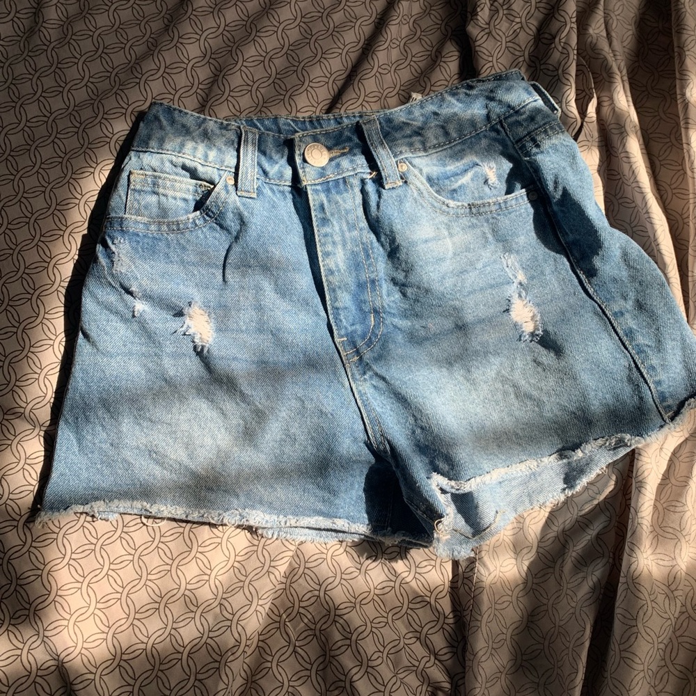 Charlotte russe refuge blue denim jean size 0